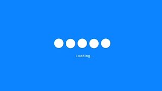 Bouncing ball loading animation with HTML & CSS @csd1447