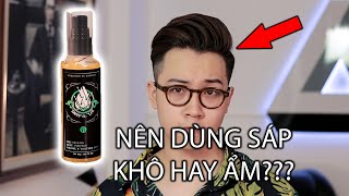 Prestyle dạng GEL ĐỘC và LẠ ! Ưu nhược điểm của sáp vuốt tóc KHÔ - ẨM || Huy Quốc