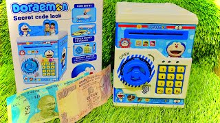 Doraemon  ATM Machine || SMART ATM Piggy Bank Unboxing & Review || Piggy Bank Collection