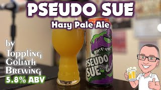 𝗣𝘀𝗲𝘂𝗱𝗼 𝗦𝘂𝗲 by 𝐓𝐨𝐩𝐩𝐥𝐢𝐧𝐠 𝐆𝐨𝐥𝐢𝐚𝐭𝐡 𝐁𝐫𝐞𝐰𝐢𝐧𝐠 (hazy pale ale or hazy IPA!?)