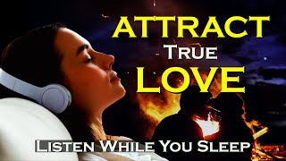 Attract True LOVE ~ While You SLEEP ~ SLEEP MEDITATION