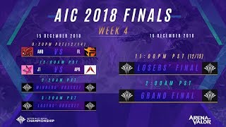 AIC 2018 Semifinals Day 1