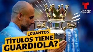 Guardiola suma otro título en la Premier: ¿cuántos tiene ya? | Telemundo Deportes