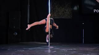 Фрагмент виступу Чебанаш Софія на Pole Dance Showdown 2023