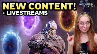 NEW CONTENT Coming August 2023 + Livestream Announcements ✤ Watcher of Realms