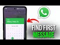 How to Quickly Find the First Message in a WhatsApp Chat