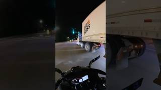 Semi truck almost killed me! #bikelife #zx6r #motorbike #biker #ninja #motorcycle #trending #death