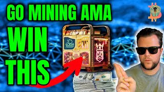 GoMining AMA: Mine Bitcoin with NFTs + GIVEAWAY WIN 1 GoMining NFT