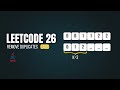 LeetCode 26: Remove Duplicates from Sorted Array (Java)