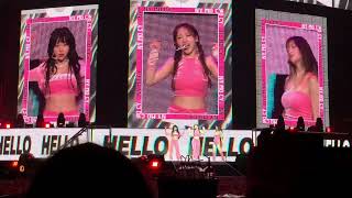 TWICE III Tour - Atlanta - Hello - Nayeon, Momo, Chaeyoung UNIT Stage - POV from Section 5 Row 2