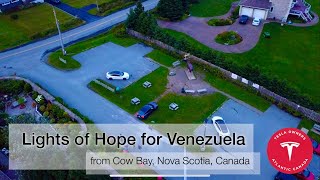 Lights of Hope from Cow Bay NS by Tesla Owners Atlantic Canada