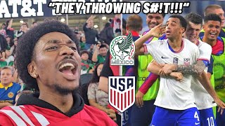 USA VS MEXICO GOT UNBELIEVABLY HOSTILE...AGAIN! 😭 (Fans Caused The Match To Be S