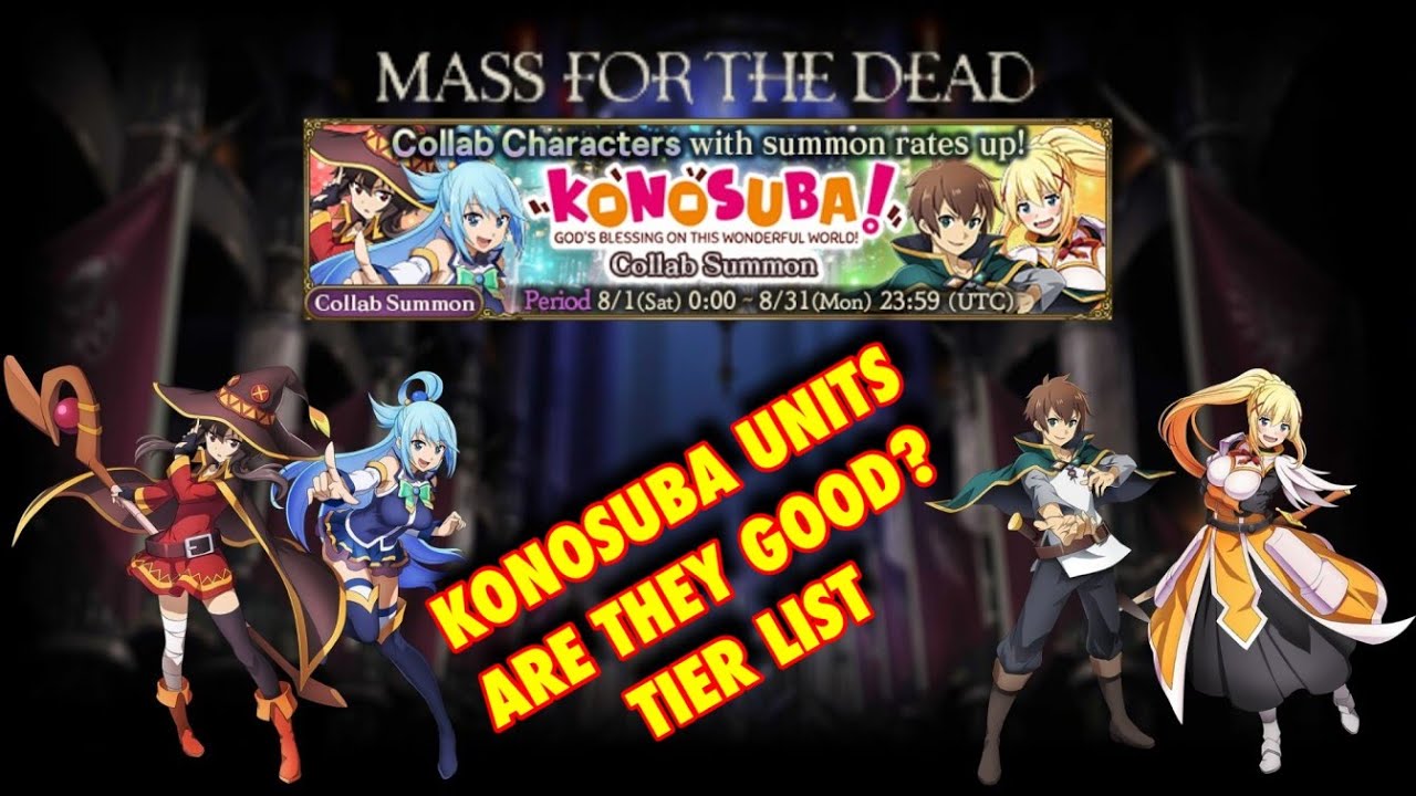 Overlord Mass For The Dead Konosuba Collab Units Review! - YouTube