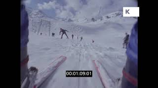 POV Down Ski Slope, 1980s, 35mm