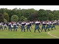 Fraserburgh RBL Pipe Band competing in Grade 4B bands during the 2022 Aberdeen Highland Games