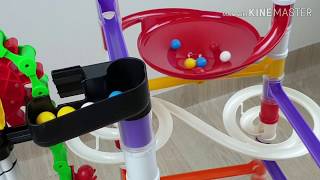 (REVIEW#1) [Quercetti Elevator] Marble run マブラン(마블런). Basic Structure