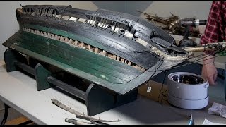 Removing Hull Planks USS Constitution Model