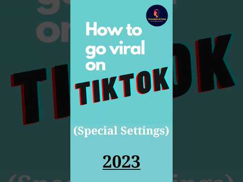 Going viral on Tiktok For your settings last 2023 Working