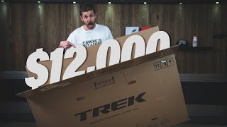 Unboxing a $12,000 e-bike! | Trek Bicycles Rail 9.9