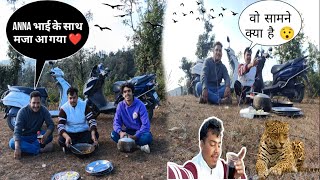 ॥ गाँव के सभी यूटूबर के साथ की day camping⛺॥camping in danger forest🌲॥