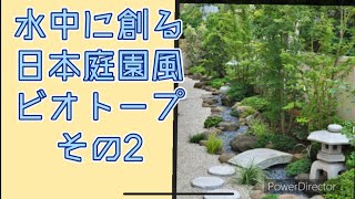 日本庭園風ビオトープその2 再開！