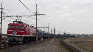 EF81-95 寝台特急北斗星 東鷲宮～栗橋通過