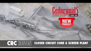 Cedarapids CRC1350S Portable Closed Circuit Cone \u0026 Screen Plant