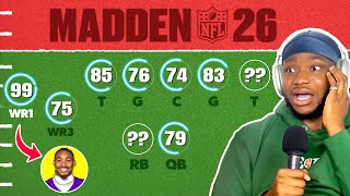 We Guessed NFL Teams By Their Madden 26 Ratings