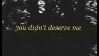 Omar Apollo - Evergreen (You Didn't Deserve Me At All) [ Lyric ]