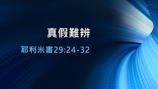 2021.07.23 每日活水-耶利米書29：14-32 真假難辨