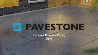 Pavestone Dolomite Dark Porcelain Patio Paving