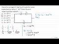 kapasitas pengganti tiga buah kapasitor yang kapasitasnya sama 2 . 10^ 6 ~f dan disusun seper...