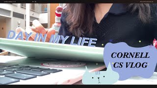 [ENG] Cornell CS vlog | day in my life | CS major/programming assignments/COVID rules | kellygraphy