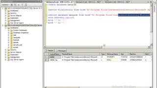 DB Refreshment in ms sql server