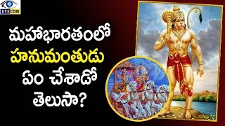 మహాభారతంలో హనుమంతుడు ఏం చేశాడో తెలుసా || Mysterious role of Lord Hanuman in Mahabharata