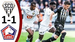 Angers SCO vs LOSC Lille 1-1 All Goals & Highlights | Ligue 1 - 2022