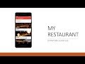 Android Development Tutorial - My Restaurant Part 1 Project Overview