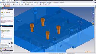 TopSolid 2017 - Shape - Set Colors \u0026 Machining Process for Drillings