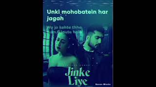 Jinke Liye (Lyrics) - Neha Kakkar | B Praak | Arvind Khaira | Jinke Liye Hum Rote Hain Full Song 🎶