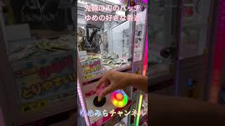 【ゲームセンター】トライポッド、クレーンゲームで鬼滅の刃グッズGETしました！みらはしのぶ、ゆめは善逸グッズです！　#Shorts