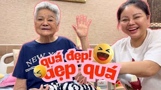 Ngoại không chịu ngủ, nói quay video nói chuyện sửa sắc đẹp 😝 | Lê Giang Official