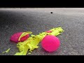 crushing crunchy u0026 soft things by car experiment car vs giant fanta balloon