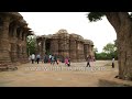 modhera sun temple in gujarat with intricate step well architecture