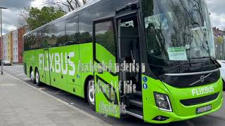 15€ FlixBus Volvo Ride: Aachen to Amsterdam via Eindhoven | Cabin \u0026 Highway Views