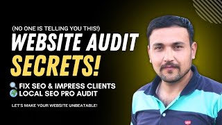 PRO level  Website Audits with these SIMPLE steps!