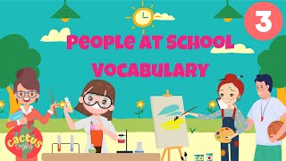 People At School | Back To School | ESL Vocabulary 3