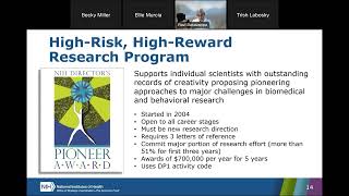 FY2023 Pioneer Award Informational Webinar