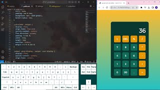 ASMR Programming - Coding a Calculator Using HTML, CSS and Javascript - No Talking