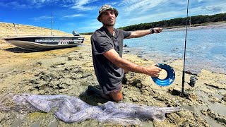 12 Hour River Mouth Fishing Challenge - How Many Species Can I Catch?