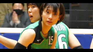 熊本移籍 白岩蘭奈 vs ぎふ 2nd SET-2 2020.11.01